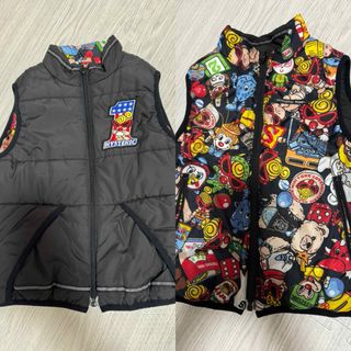 ヒステリックミニ ダウンベストの通販 100点以上 | HYSTERIC MINIを ヒステリックミニ ダウンベストの通販 100点以上 | HYSTERIC MINIを