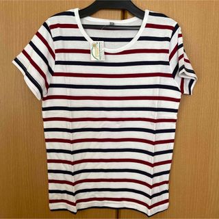 新品　ボーダー　Tシャツ　綿100% Mサイズ(Tシャツ(半袖/袖なし))