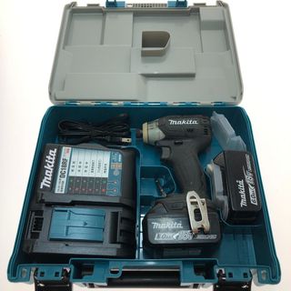 マキタ(Makita)の□□MAKITA マキタ 充電式ソフトインパクトドライバ 18V TS141DRGXB 黒(その他)