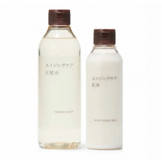 【新品】無印良品エイジングケア化粧水300ml&乳液200gセット