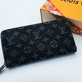 ルイヴィトン(LOUIS VUITTON)のルイヴィトン【最高級美品】モノグラムデニムジッピーウォレットラウンドファスナー(財布)