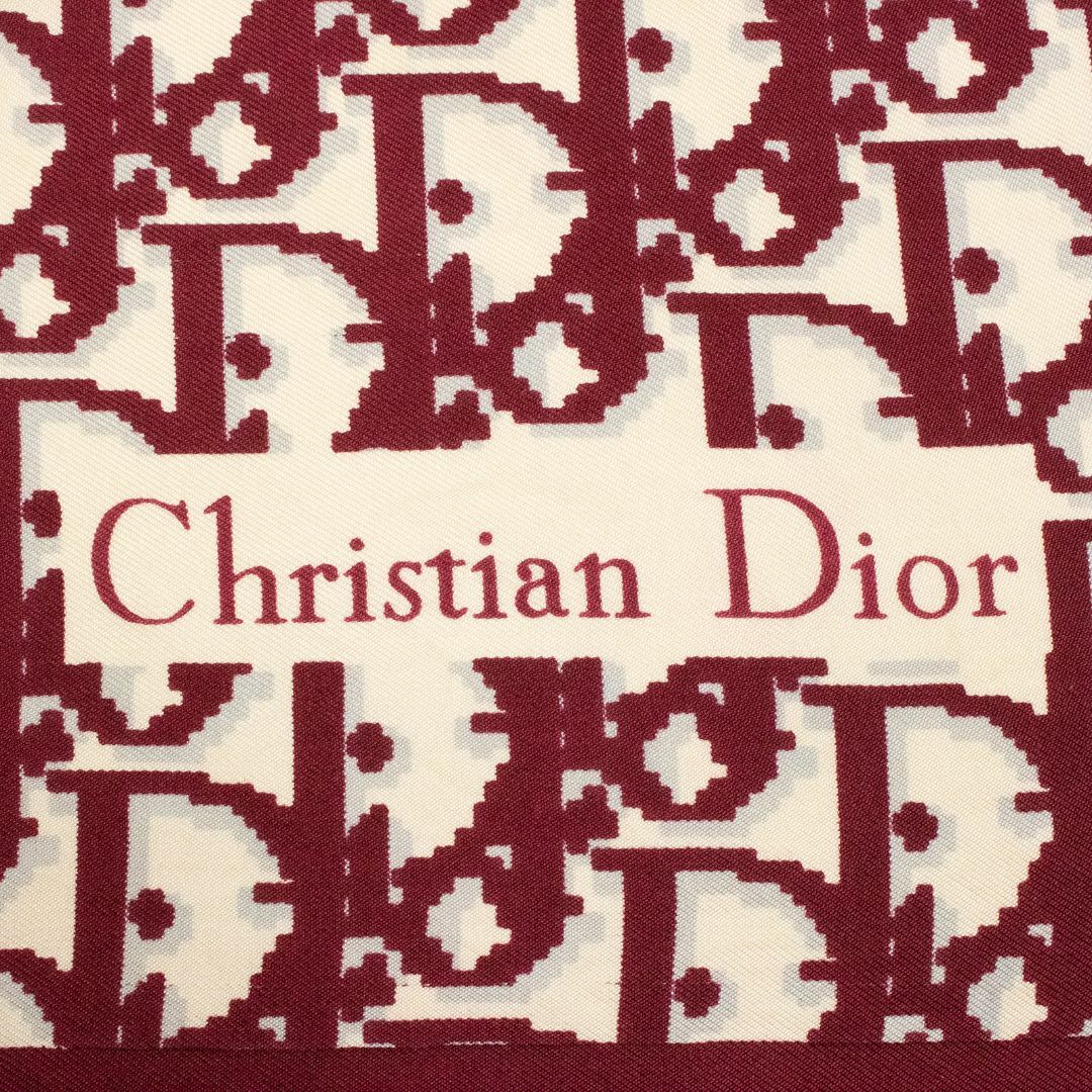 Dior(ディオール)の【全額返金保証・送料無料】ディオールのスカーフ・正規品・極美品・トロッター・赤系 レディースのファッション小物(バンダナ/スカーフ)の商品写真