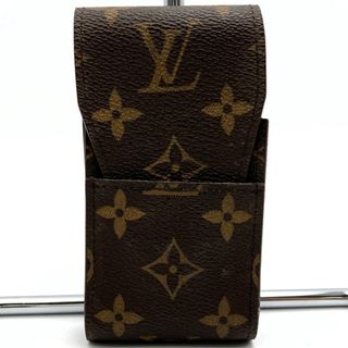 ルイヴィトン(LOUIS VUITTON)の【ベタ無し】LOUIS VUITTON ルイ・ヴィトン M63024 エテュイ・シガレット シガレットケース 煙草 ブラウン モノグラムキャンバス レディース メンズ 【中古】(タバコグッズ)