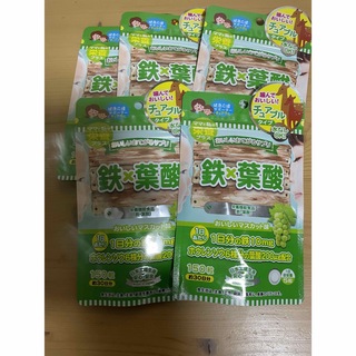 ジャパンギャルズ(JAPAN GALS)のおいしいおてがるサプリ 鉄×葉酸 150粒　5袋セット(その他)