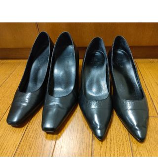 サクセスウォーク(SUCCESSWALK)のWacoalサクセスウォーク 24.5cmE 2足セット ブラック(ハイヒール/パンプス)