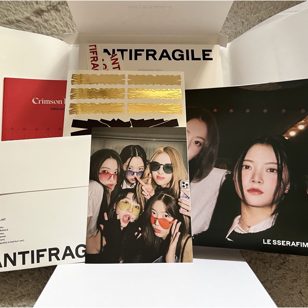 LE SSERAFIM(ルセラフィム)のLESSERAFIM antifragile 開封済み CD Vol.2 エンタメ/ホビーのCD(K-POP/アジア)の商品写真