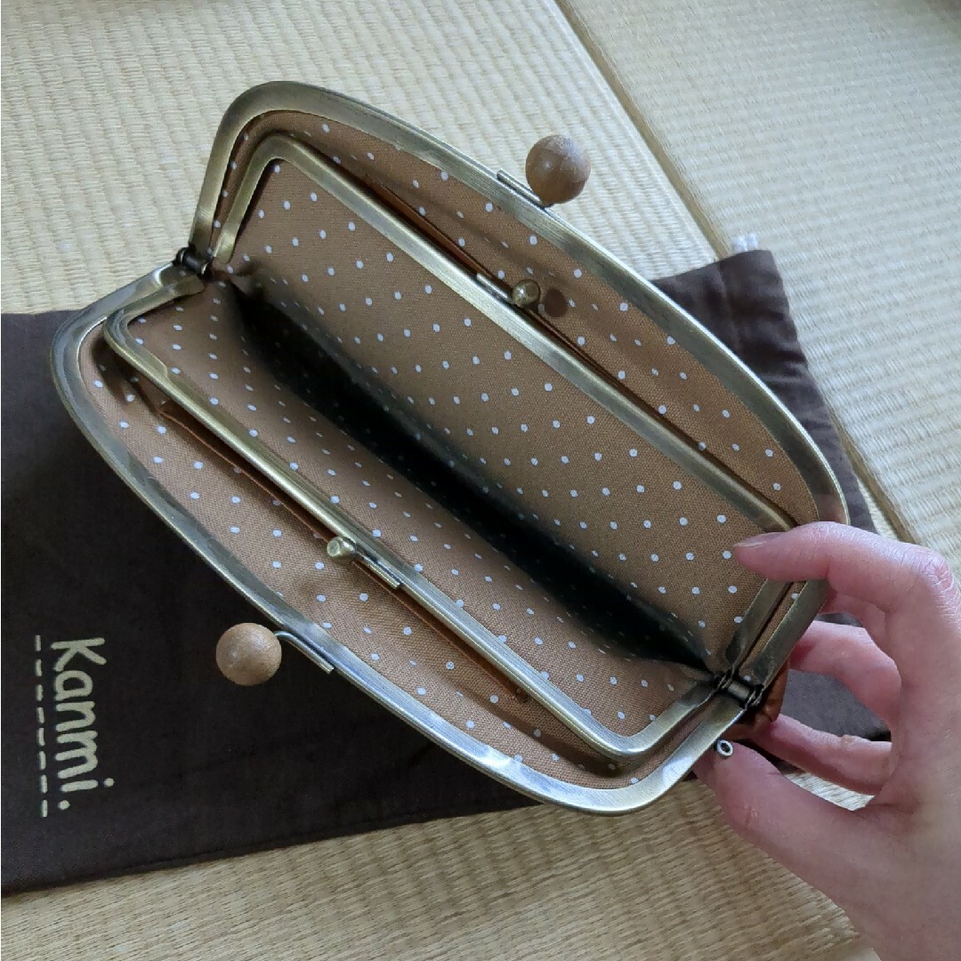 Kanmi.(カンミ)のkanmi　がま口長財布 レディースのファッション小物(財布)の商品写真