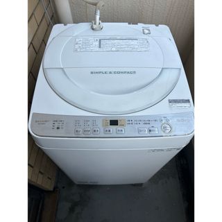 SHARP ES-GE6C 洗濯機 6kg 引き取り限定