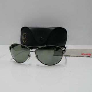 レイバン(Ray-Ban)のRayBan レイバン 偏光サングラス RB3386 USED美品 パイロットシェイプ ポラライズド 偏光グラス ティアドロップ ダブルブリッジ X5260(サングラス/メガネ)