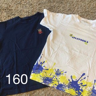 ユニクロ(UNIQLO)のUNIQLO    Tシャツ　ロゴ　スプラトゥーン　160   2枚セット(Tシャツ/カットソー)