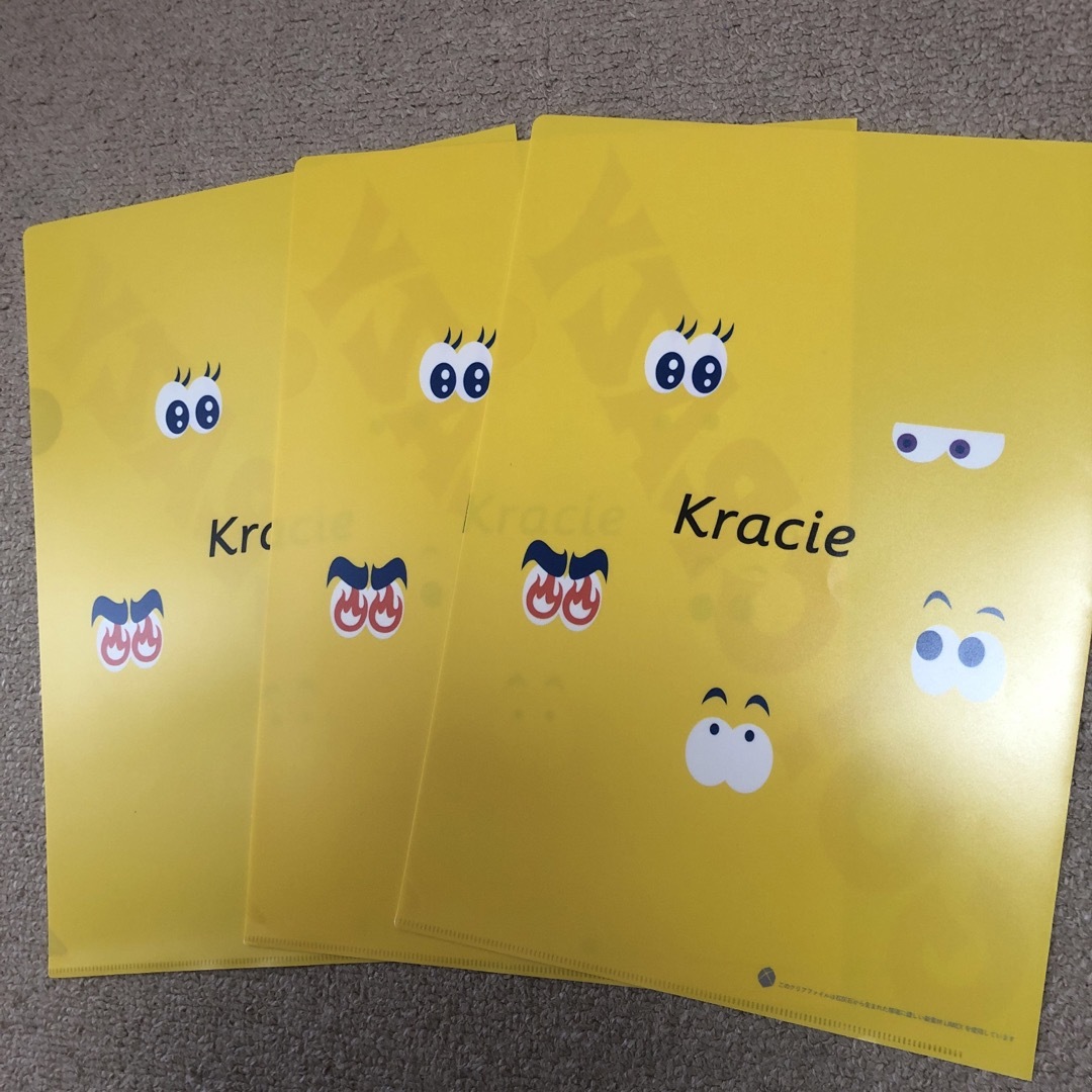 kracie クリアファイル　3枚 エンタメ/ホビーのアニメグッズ(クリアファイル)の商品写真