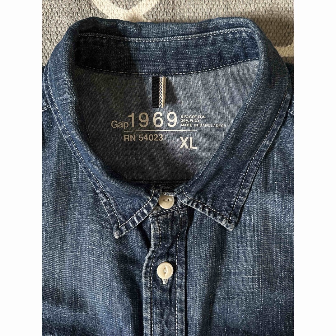 GAP(ギャップ)の1964 GAP メンズ　デニムシャツ　ブルー　XL メンズのトップス(シャツ)の商品写真