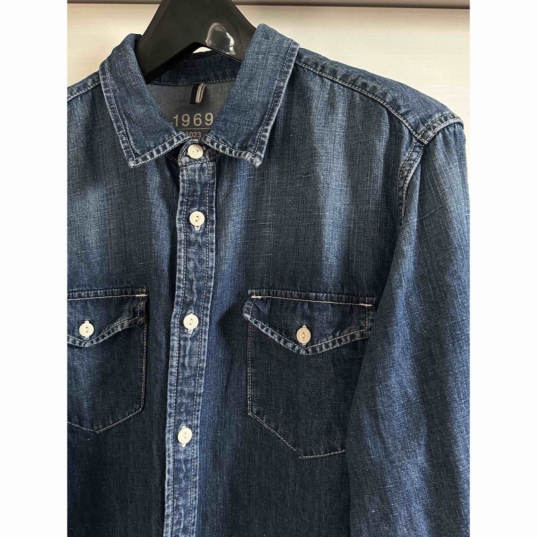 GAP(ギャップ)の1964 GAP メンズ　デニムシャツ　ブルー　XL メンズのトップス(シャツ)の商品写真