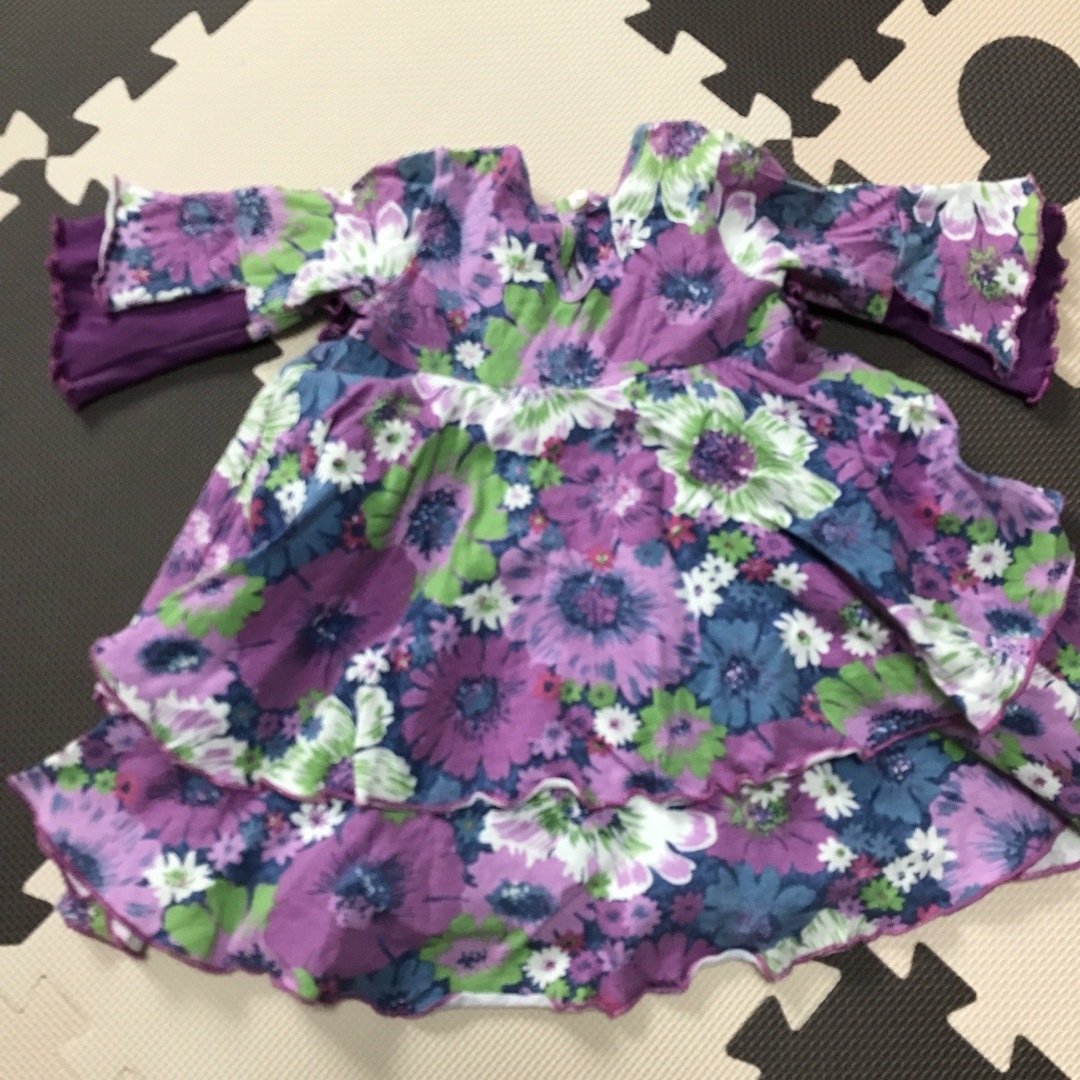 TRALALA(トゥララ)のTRALALA トゥララ　ワンピース　90 2T 女の子　花柄 キッズ/ベビー/マタニティのキッズ服女の子用(90cm~)(ワンピース)の商品写真