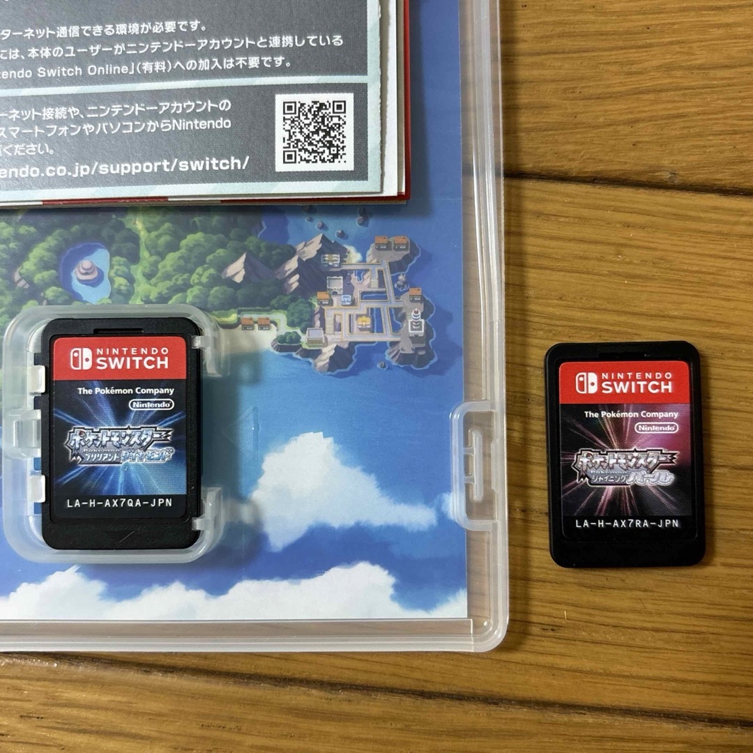 Nintendo Switch(ニンテンドースイッチ)のブリリアント ダイヤモンド シャイニング パール⭐︎ゲーム スイッチ ポケモン エンタメ/ホビーのゲームソフト/ゲーム機本体(家庭用ゲームソフト)の商品写真