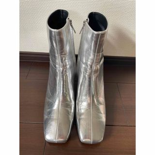 Gucci - GUCCI グッチ ブーツ 37.5(24cm位) ベージュ系 x茶系(総柄 Gucci - GUCCI グッチ ブーツ 37.5(24cm位) ベージュ系 x茶系(総柄