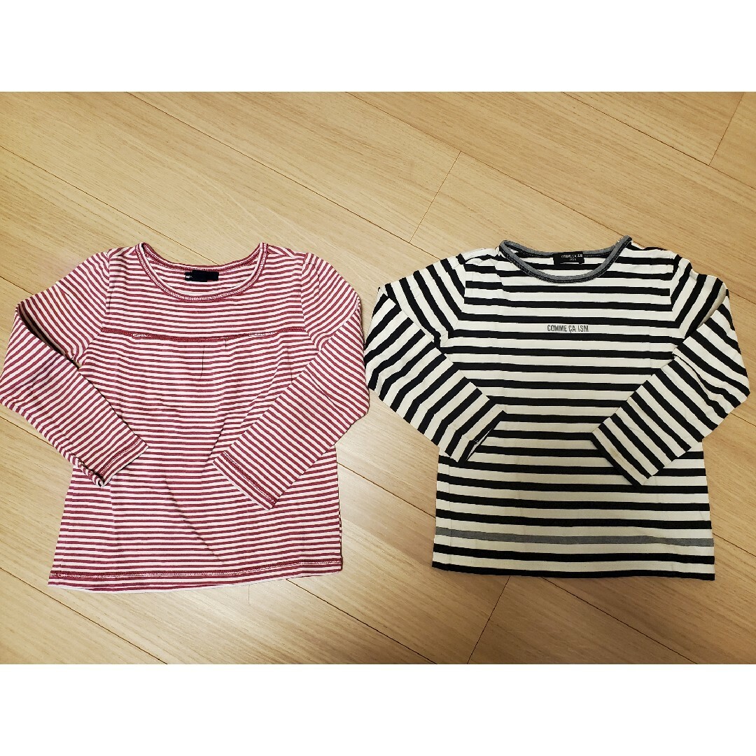 COMME CA ISM(コムサイズム)のCOMME CA ISM&Gapkids　ロンT　120サイズ　セット キッズ/ベビー/マタニティのキッズ服女の子用(90cm~)(Tシャツ/カットソー)の商品写真