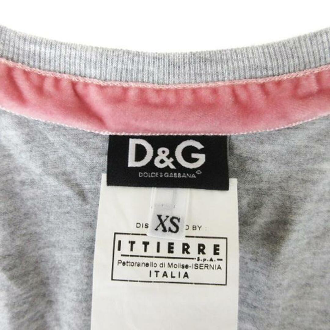 D&G(ディーアンドジー)のD&G ドルガバ ドルチェ&ガッバーナ タンクトップ グレー XS ■016 レディースのトップス(タンクトップ)の商品写真