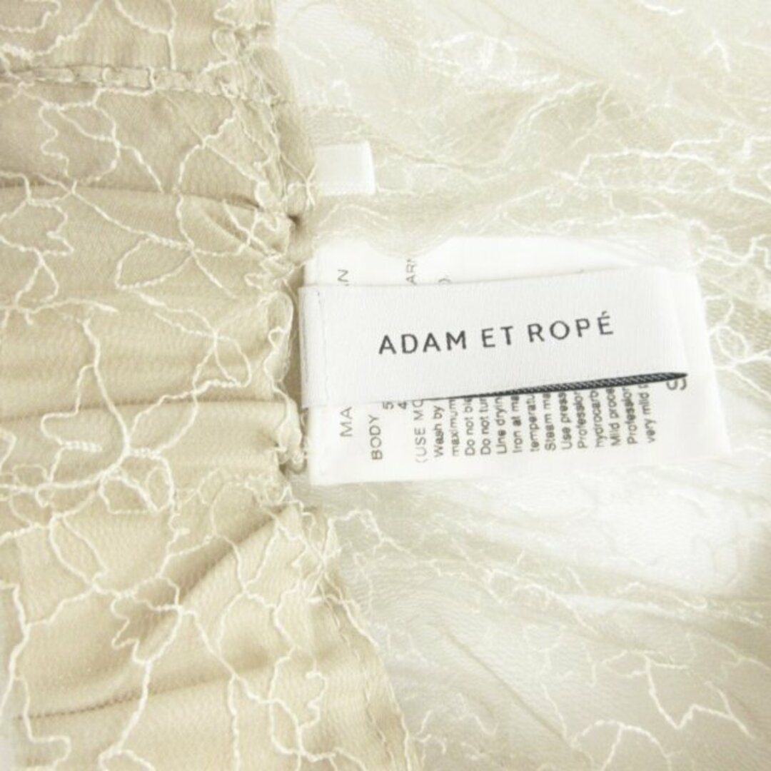 Adam et Rope'(アダムエロぺ)のアダムエロペ 美品 近年 総レース フレアスカート イージースカート F レディースのスカート(ロングスカート)の商品写真