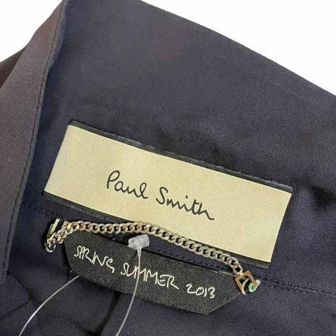 Paul Smith(ポールスミス)のポールスミス スキッパー シースルー ブラウス シャツ 約S ネイビー ■070 レディースのトップス(シャツ/ブラウス(長袖/七分))の商品写真
