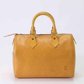 ルイヴィトン(LOUIS VUITTON)の美品 ルイヴィトン エピ スピーディ 30 タッシリイエロー M43019 ハンドバッグ トート トップハンドル 本革 レディース YYM U38-4(ハンドバッグ)