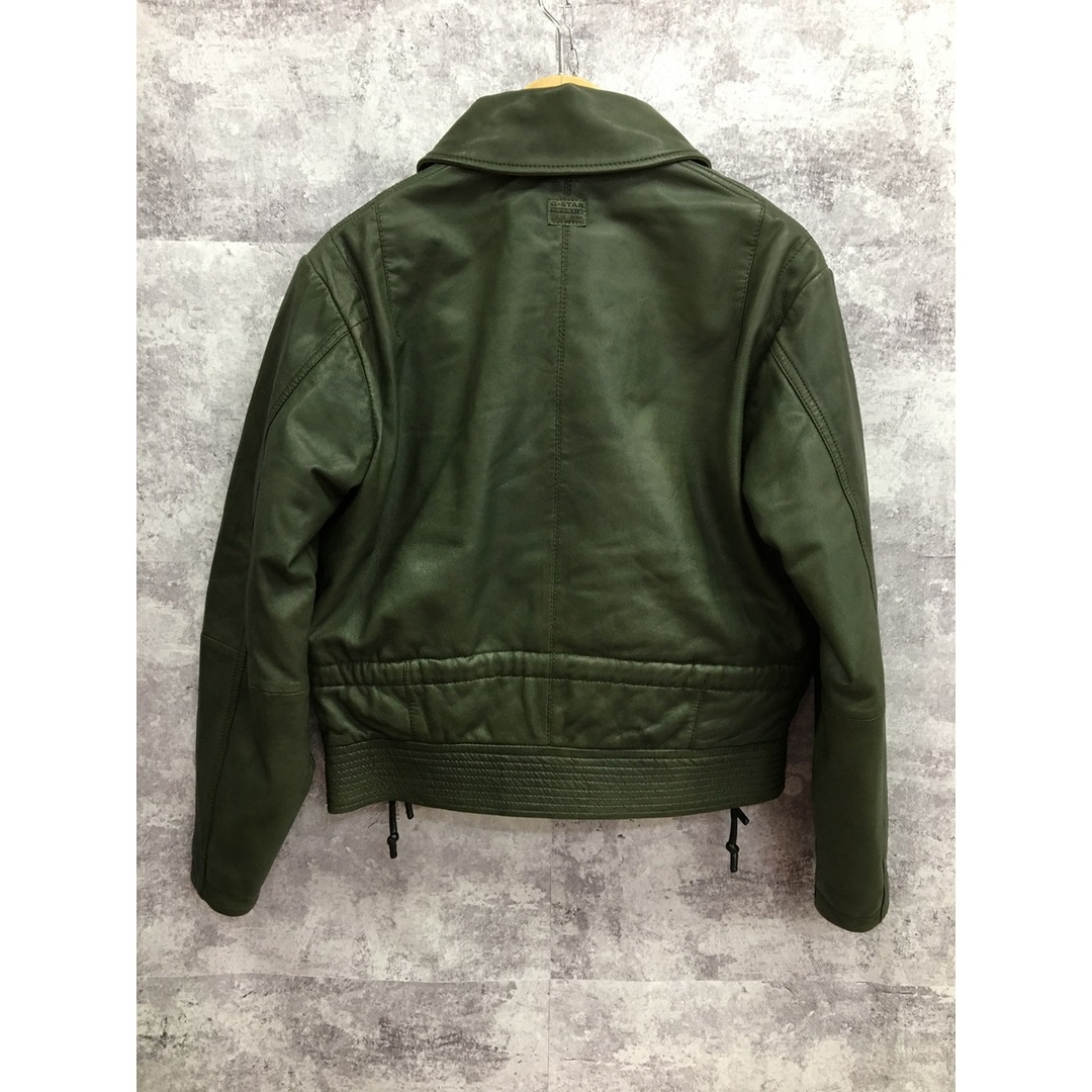 G-STAR RAW - G-STAR RAW VINTAGE SHORT LEATHER JACKET G-STAR RAW - G-STAR RAW VINTAGE SHORT LEATHER JACKET