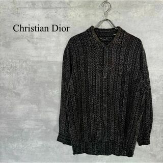 クリスチャンディオール(Christian Dior)の『クリスチャンディオール』(L) ジャガードオープンカラーシャツ(シャツ)