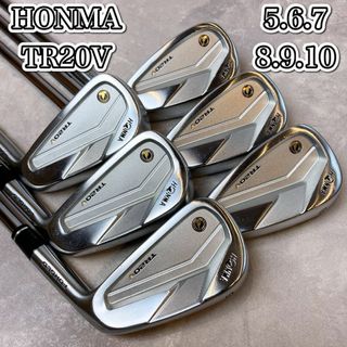 ホンマゴルフ(本間ゴルフ)のHONMA ツアーワールド　TR20V ホンマ アイアンセット６本　メンズ　右(クラブ)