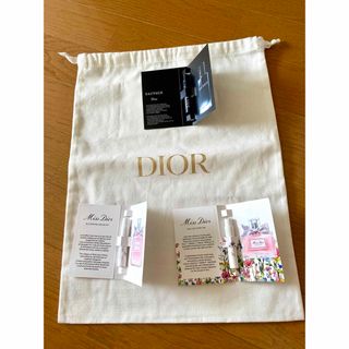 ディオール(Dior)の❤️DIOR ディオール❤️ノベルティ　巾着＆香水3点(ポーチ)