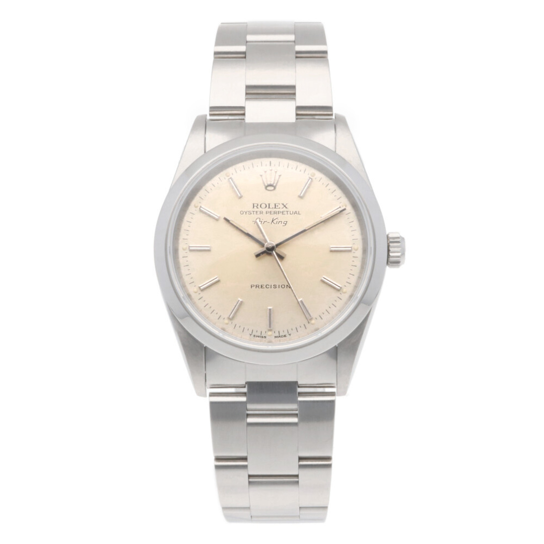 ROLEX(ロレックス)のロレックス エアキング プレシジョン オイスターパーペチュアル 腕時計 時計 ステンレススチール 自動巻き メンズ 1年保証 ROLEX  中古 メンズの時計(腕時計(アナログ))の商品写真