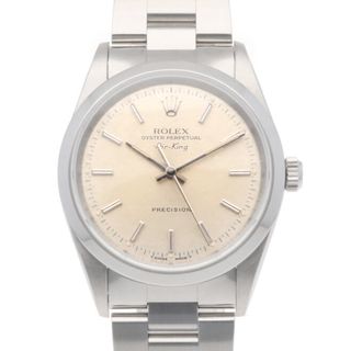 ロレックス(ROLEX)のロレックス エアキング プレシジョン オイスターパーペチュアル 腕時計 時計 ステンレススチール 自動巻き メンズ 1年保証 ROLEX  中古(腕時計(アナログ))