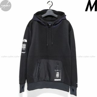 アンダーカバー(UNDERCOVER)のM 新品 アンダーカバー ノースフェイス パーカー フーディ ドットニット 黒(パーカー)