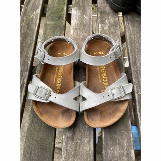 BIRKENSTOCK - 　ビルケンシュトック　サンダル　シルバー　24 15cm