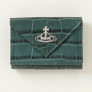ヴィヴィアンウエストウッド(Vivienne Westwood)のヴィヴィアンウエストウッド アニークロコ　エンボスクロコダイル　三つ折り財布(財布)