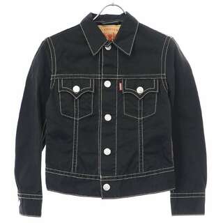 ジュンヤワタナベコムデギャルソン(JUNYA WATANABE COMME des GARCONS)のJUNYA WATANABE COMME des GARCONS MAN×Levi's ジュンヤワタナベ コムデギャルソンマン×リーバイス 2003SS トラッカージャケット ブラック S SI-J501(Gジャン/デニムジャケット)