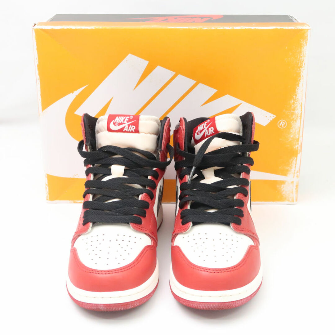 NIKE(ナイキ)の美品 NIKE ナイキ FD1437-612 Air Jordan 1 High OG Lost & Found/Chicago"ロスト&ファウンド シカゴ" スニーカー 24cm レザー他 エアジョーダン1レトロハイ 復刻 ブルズ MJ メンズ AU2525W1  メンズの靴/シューズ(スニーカー)の商品写真