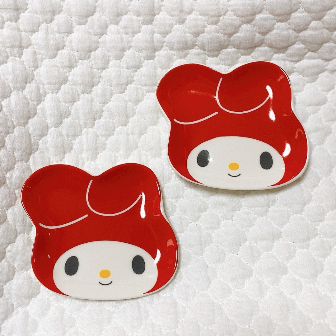 マイメロディ - マイメロディ 小皿2枚セット ダイカット マイメロディ - マイメロディ 小皿2枚セット ダイカット