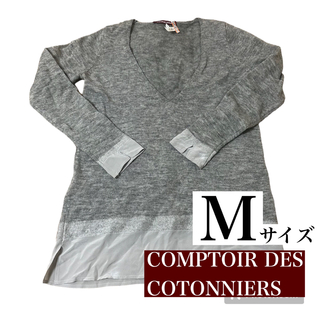 コントワーデコトニエ(Comptoir des cotonniers)のコントワーデコトニエ　Vネックニット(ニット/セーター)