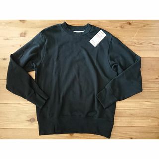 ムジルシリョウヒン(MUJI (無印良品))の無印良品 スウェットシャツ メンズS 黒 トレーナー オーガニックコットン(スウェット)