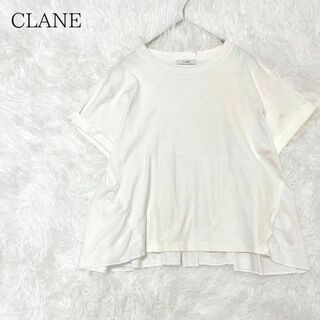 クラネ(CLANE)のCLANE クラネ バックフリルTシャツ(Tシャツ(半袖/袖なし))