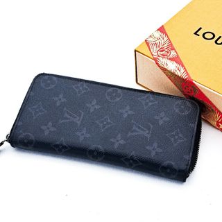 ルイヴィトン(LOUIS VUITTON)のルイヴィトン【未使用に近い】モノグラムエクリプスジッピーウォレットヴェルティカル(長財布)