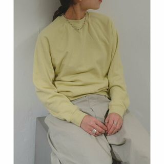 パルグループアウトレット(PAL GROUP OUTLET)の【イエロー】【Pasterip】Discus USA raglan sweat(カットソー(長袖/七分))