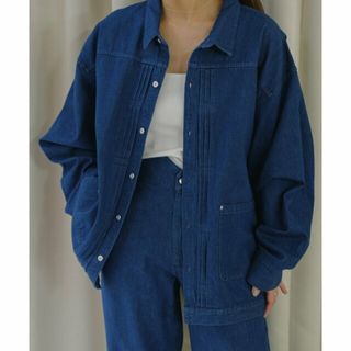 パルグループアウトレット(PAL GROUP OUTLET)の【ブルー】【Pasterip】Design denim jacket(ブルゾン)