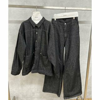 パルグループアウトレット(PAL GROUP OUTLET)の【ブラック】【Pasterip】Design denim jacket(ブルゾン)