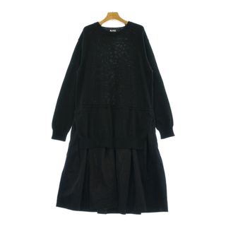 ブラックコムデギャルソン(BLACK COMME des GARCONS)のBLACK COMME des GARCONS ワンピース S 黒 【古着】【中古】(ひざ丈ワンピース)