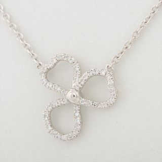 ティファニー(Tiffany & Co.)のティファニー ペーパーフラワー ダイヤモンド オープンフラワー    レデ(ネックレス)