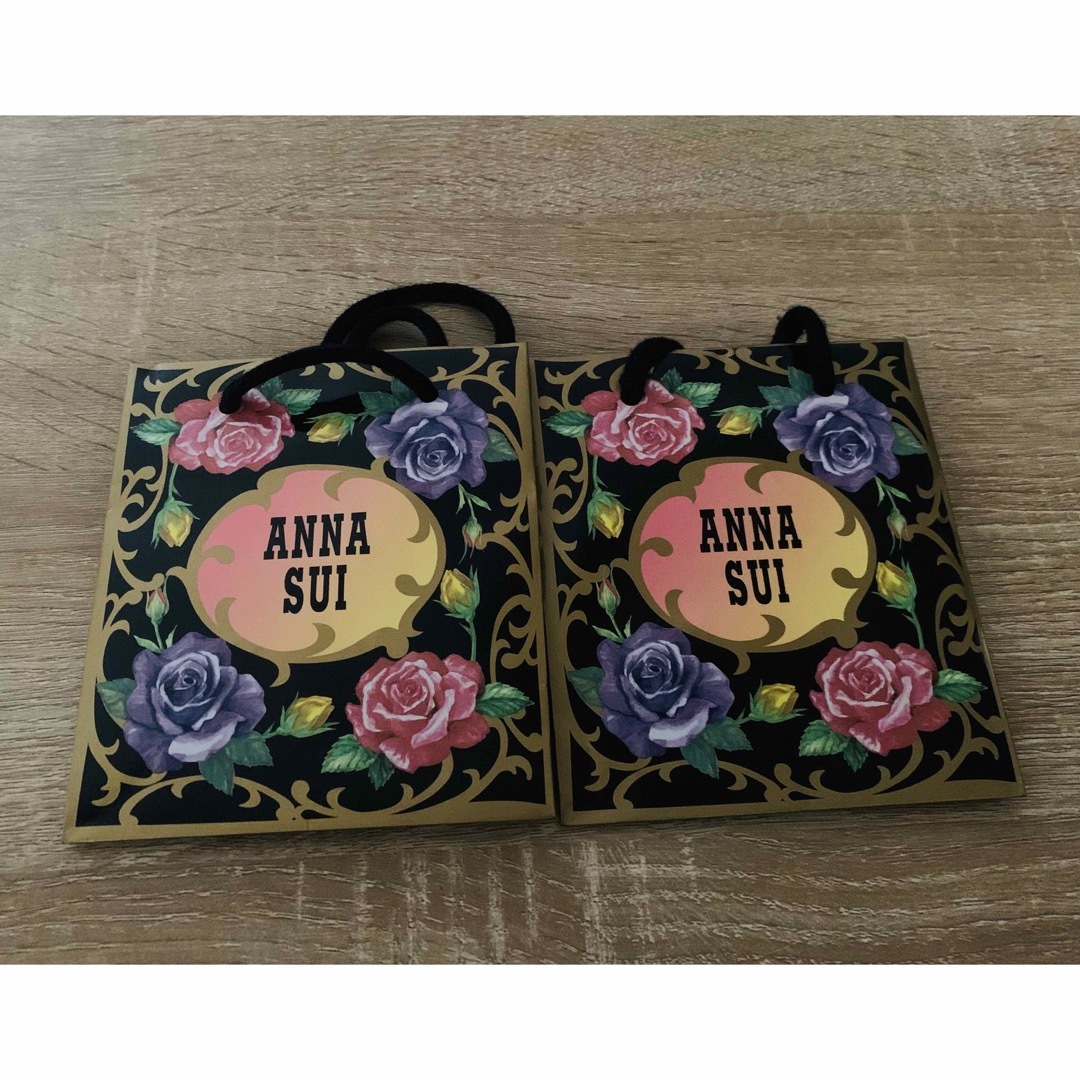 ANNA SUI(アナスイ)のANNA SUI アナスイ ショッパー 2個 レディースのバッグ(ショップ袋)の商品写真