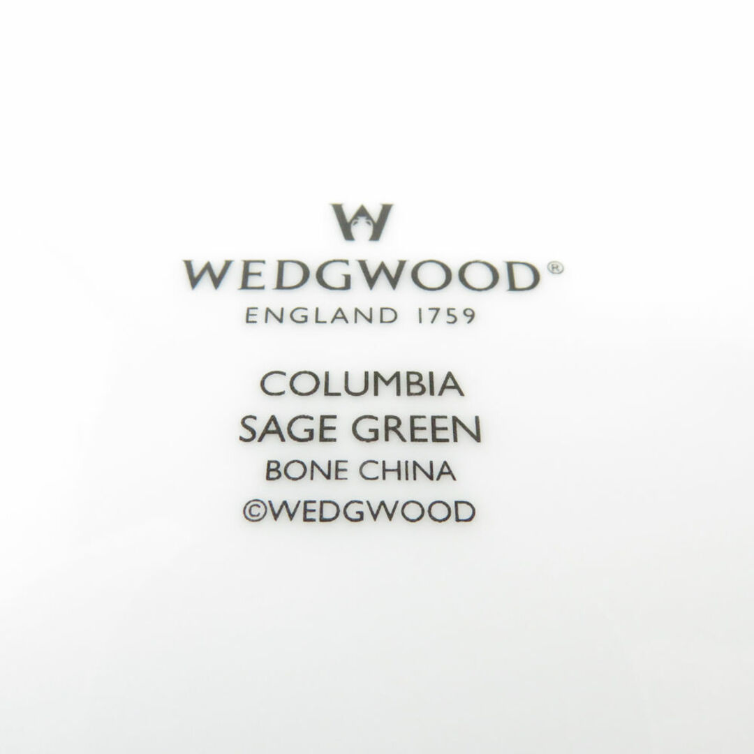 WEDGWOOD(ウェッジウッド)の美品 WEDGWOOD ウェッジウッド コロンビア セージグリーン 中皿 金彩 ゴールド SY8894H  インテリア/住まい/日用品のキッチン/食器(食器)の商品写真