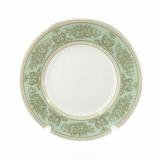 ウェッジウッド(WEDGWOOD)の美品 WEDGWOOD ウェッジウッド コロンビア セージグリーン 中皿 金彩 ゴールド SY8894H (食器)