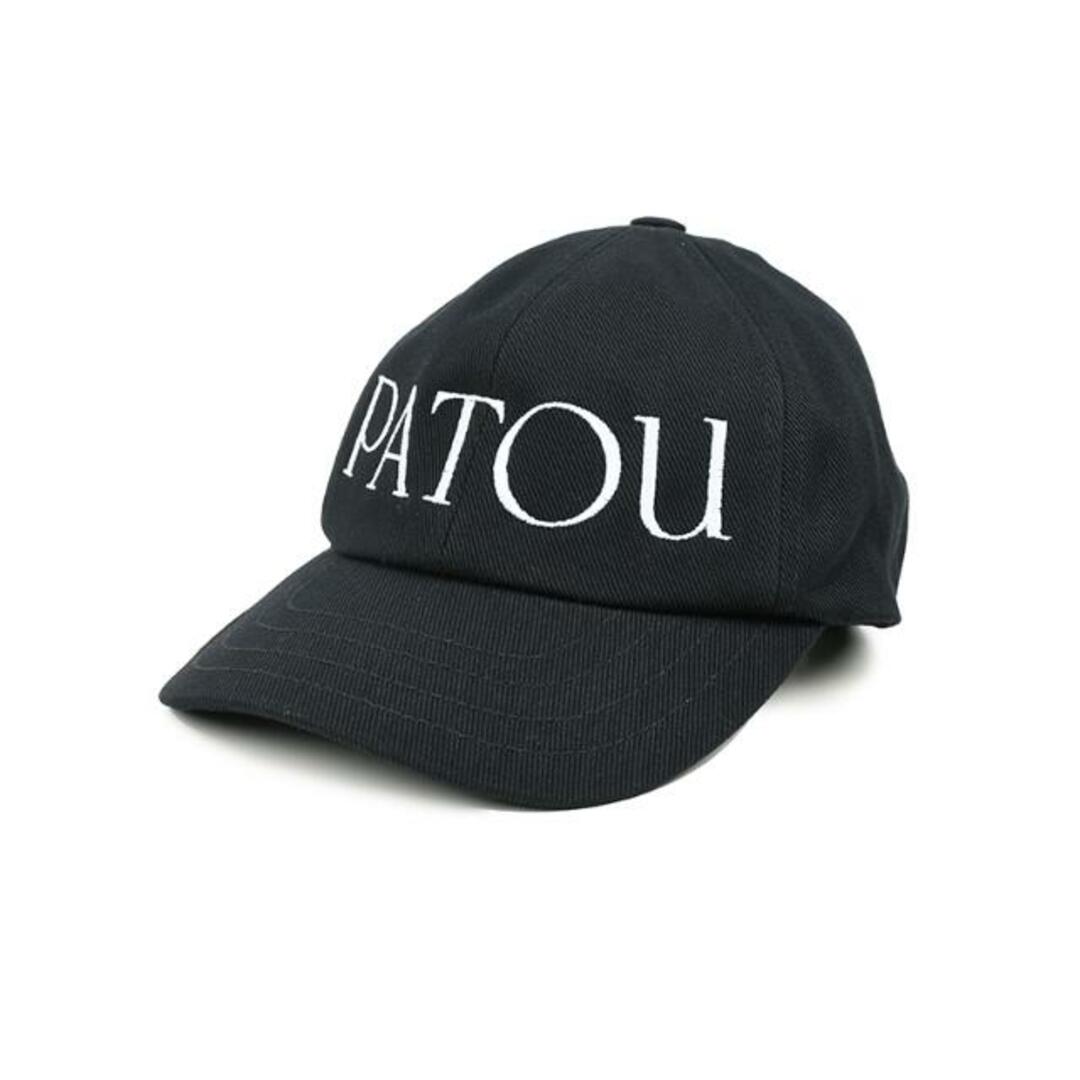 PATOU(パトゥ)のPATOU パトゥ コットン ブラックキャップ AC0400132 999B 2024SS イタリア正規品 新品 ブラック レディースの帽子(キャップ)の商品写真